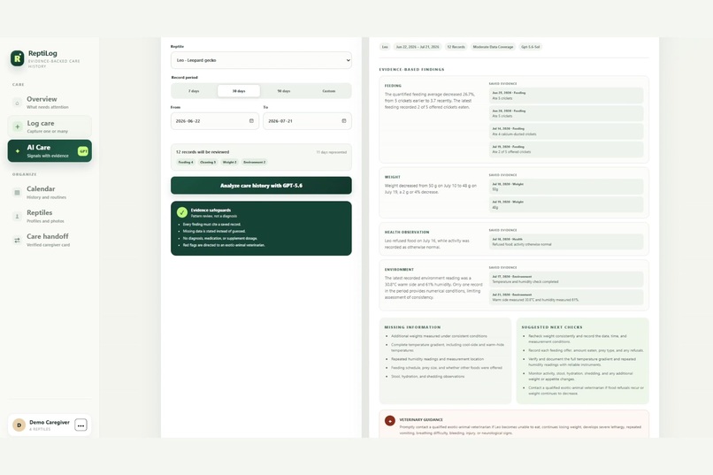 ReptilLog – screenshot 6