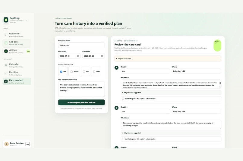 ReptilLog – screenshot 7
