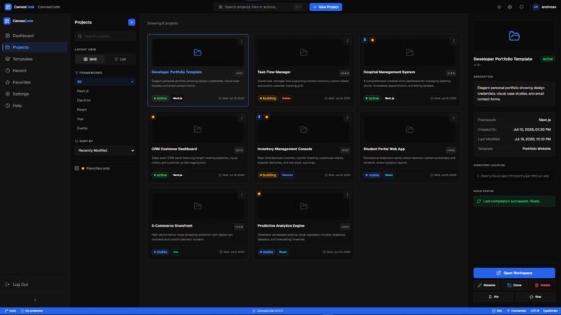 CanvasCode – screenshot 4