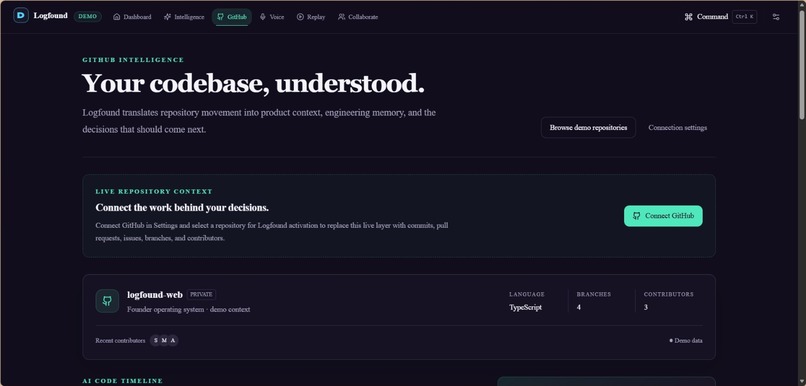 Logfound – screenshot 1