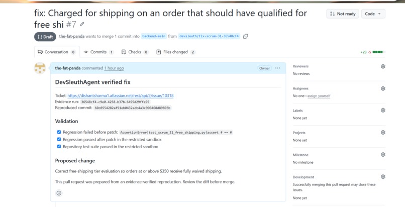 DevSleuthAgent – screenshot 7