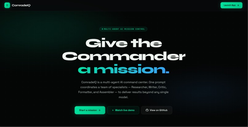 ComradeIQ – screenshot 1