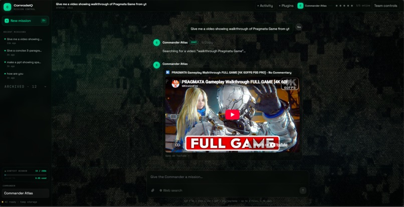 ComradeIQ – screenshot 2