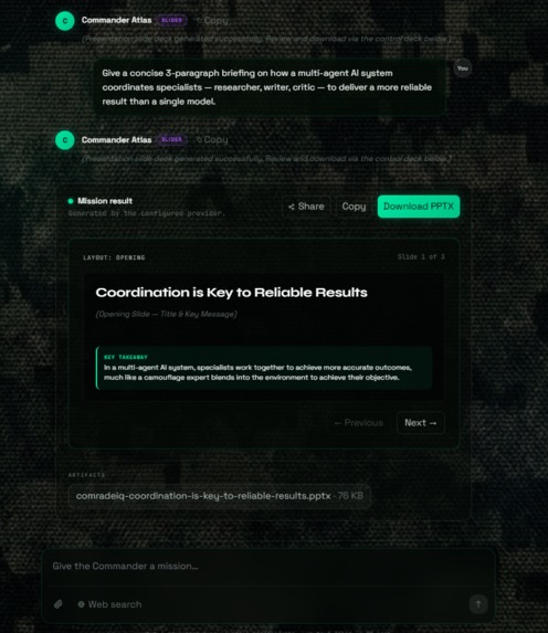 ComradeIQ – screenshot 5