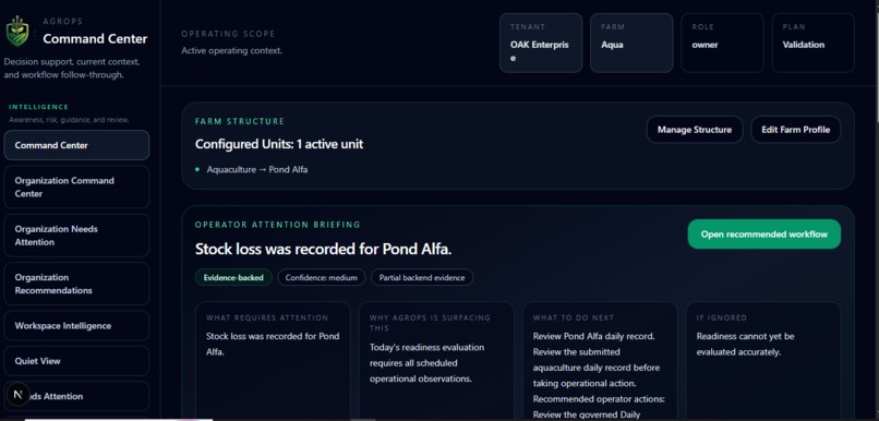 AGROPS – Operational Intelligence Platform – screenshot 8