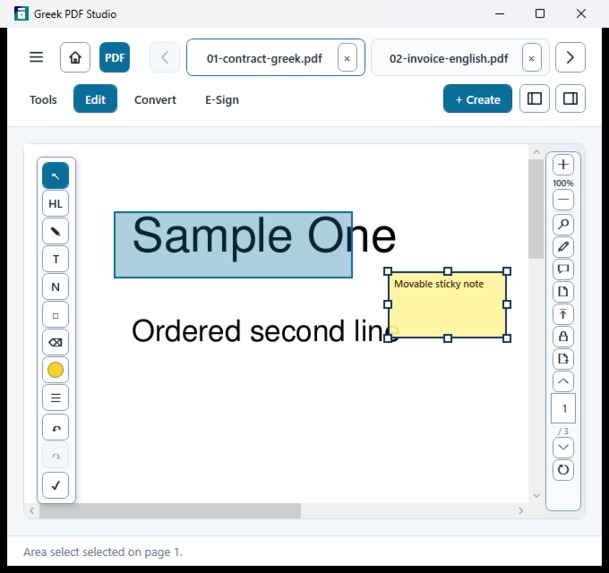Greek PDF Studio – screenshot 2