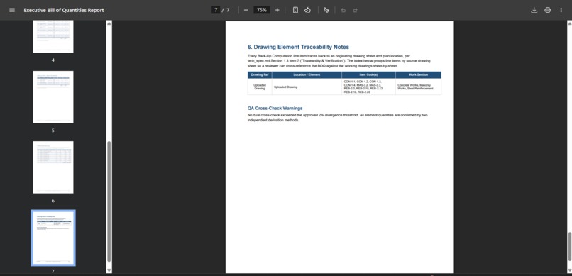 Plan2Takeoff: Structural BOQ & Cost Estimator – screenshot 13
