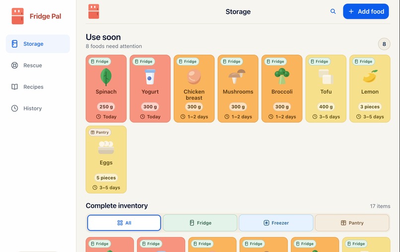 Fridge Pal – screenshot 1