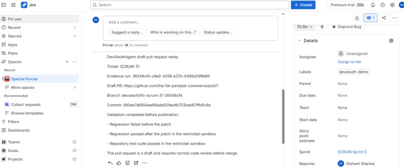 DevSleuthAgent – screenshot 12