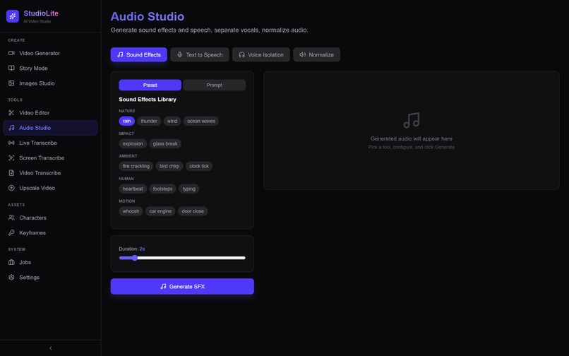 StudioLite – screenshot 3