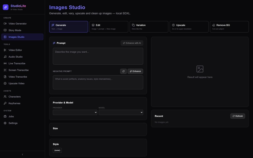 StudioLite – screenshot 5