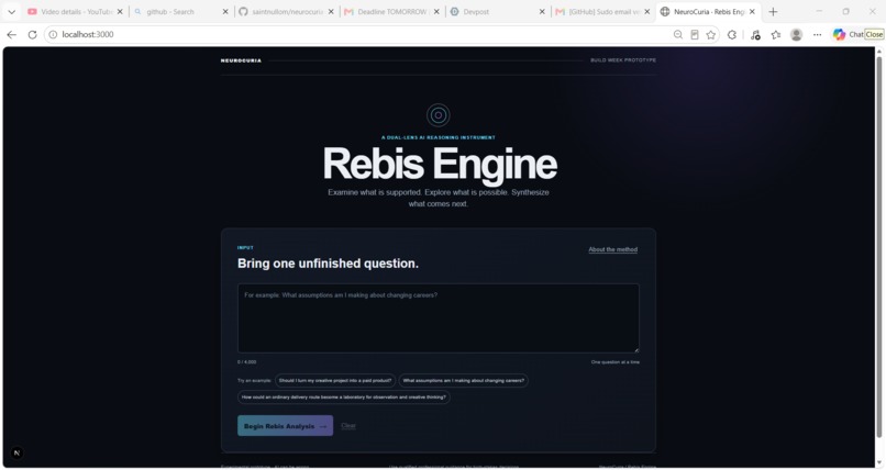 NeuroCuria Rebis Engine – screenshot 2