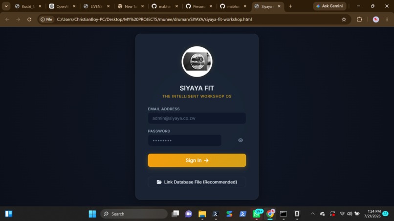 Siyaya AI — The Intelligent Workshop Operating System – screenshot 9