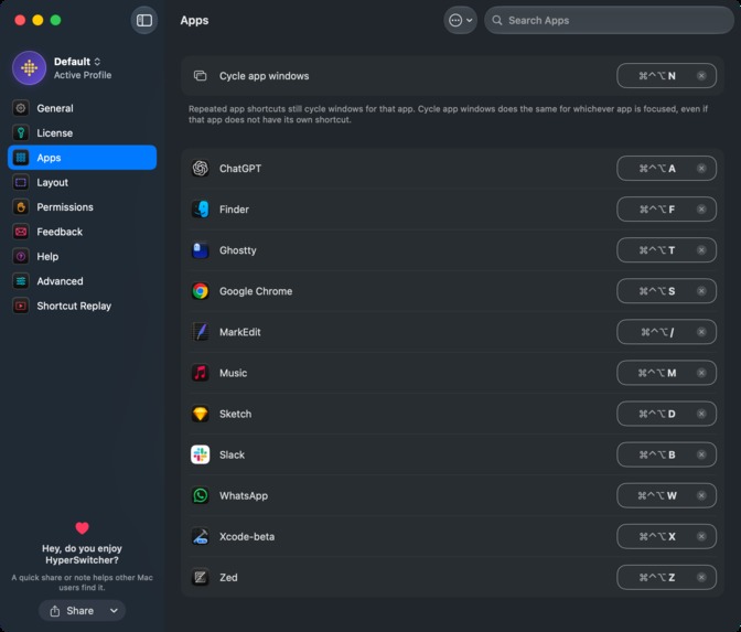 HyperSwitcher – screenshot 2