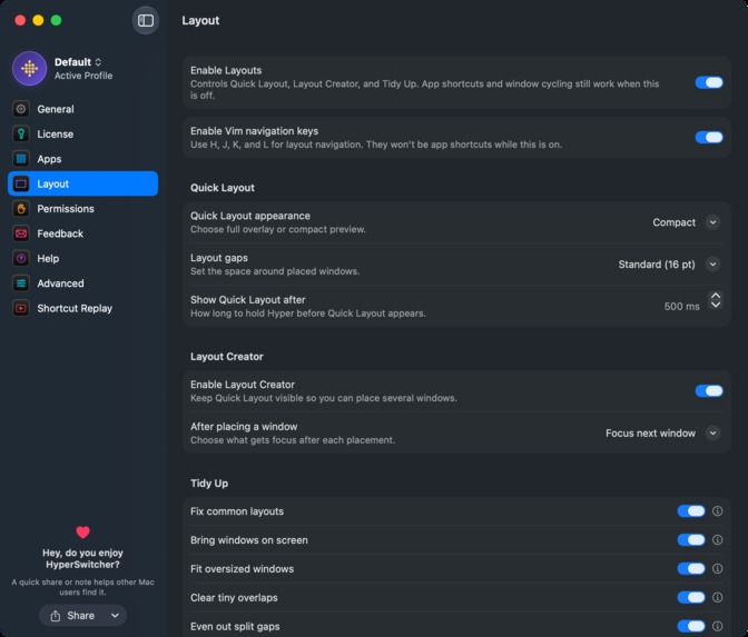 HyperSwitcher – screenshot 3