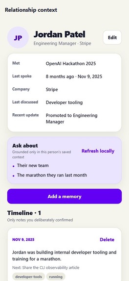 Context – screenshot 2