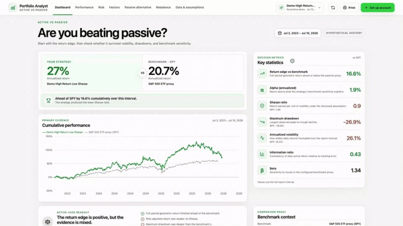 Personal Portfolio Analyst – screenshot 2