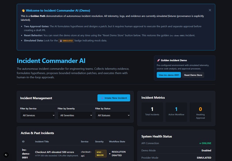 Incident Commander AI – screenshot 1