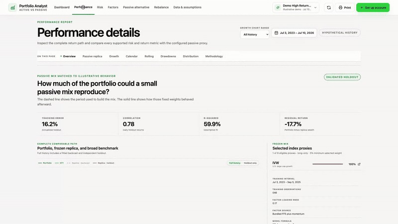 Personal Portfolio Analyst – screenshot 4