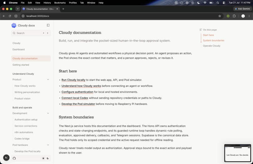 cloudy! : keychain companion ai that works on your behalf. – screenshot 4