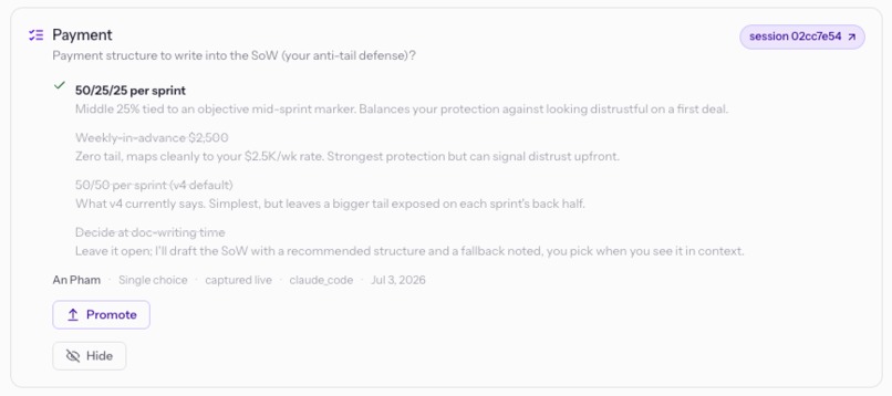 MLA: Live Decision Coordination for Codex – screenshot 5