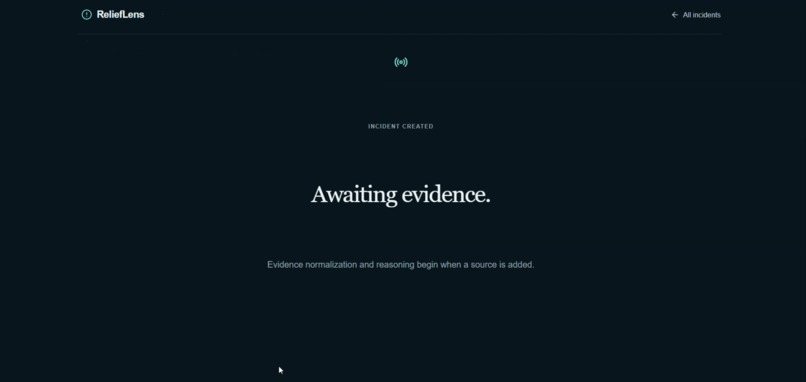 ReliefLens – screenshot 1
