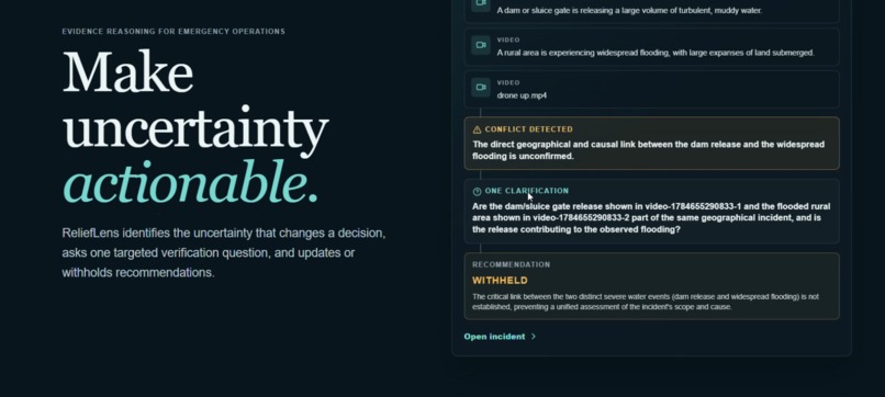 ReliefLens – screenshot 2