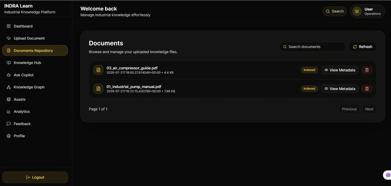 INDRA – Industrial AI Copilot – screenshot 5