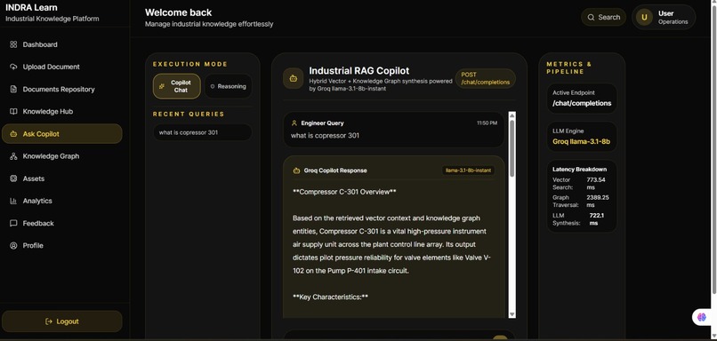INDRA – Industrial AI Copilot – screenshot 6