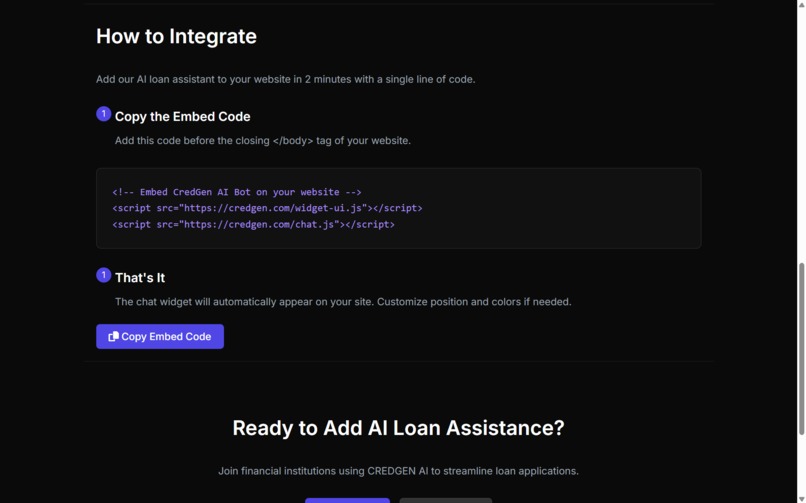 CREDGEN-AI – screenshot 2