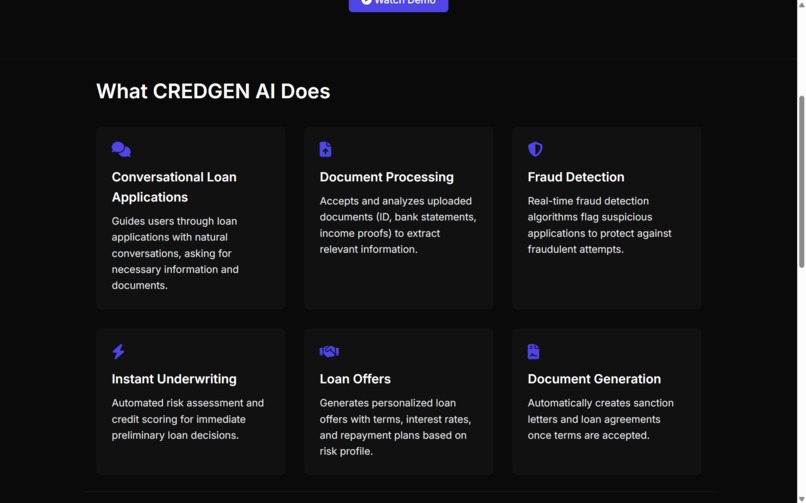 CREDGEN-AI – screenshot 3