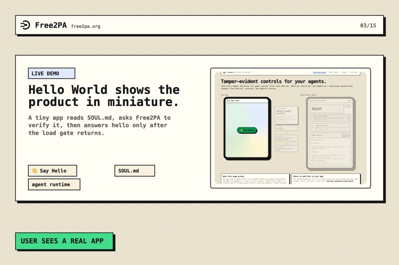 Free2PA – screenshot 3