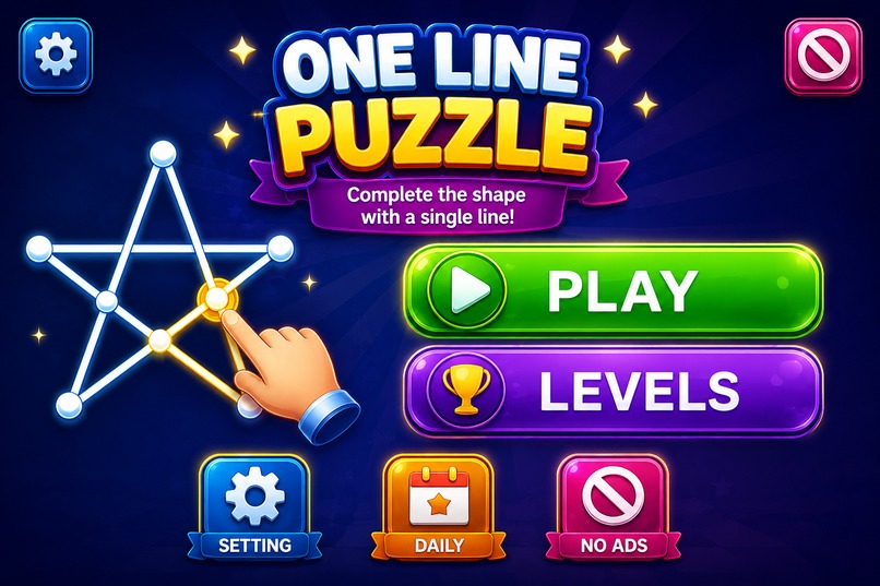 ONE LINE PUZZLE – screenshot 1