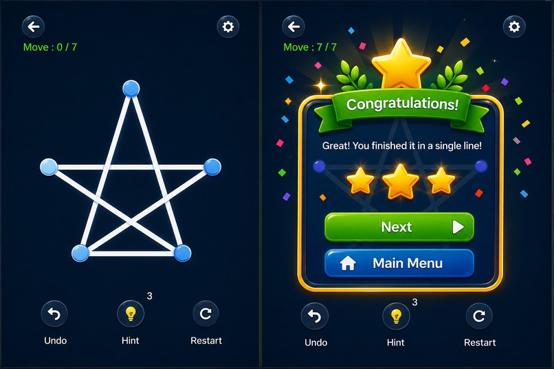 ONE LINE PUZZLE – screenshot 2