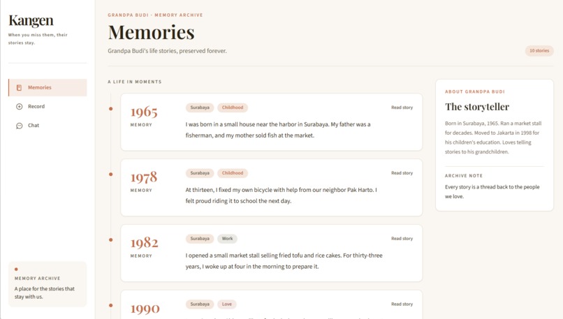 Kangen – screenshot 3