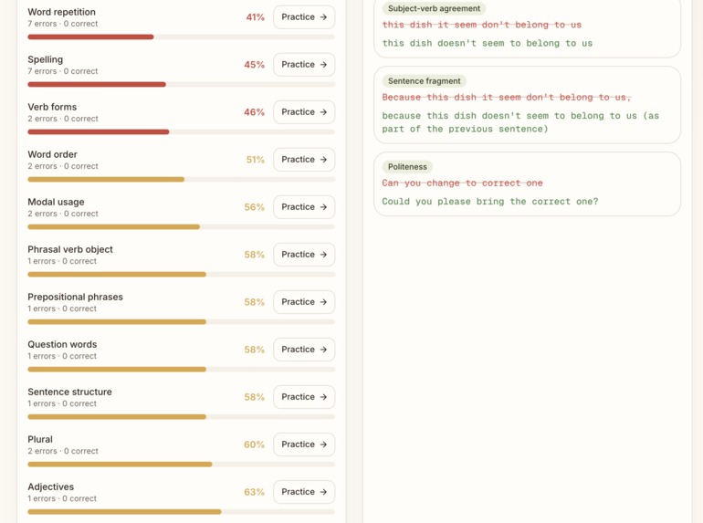 WeakSpot English Coach – screenshot 10