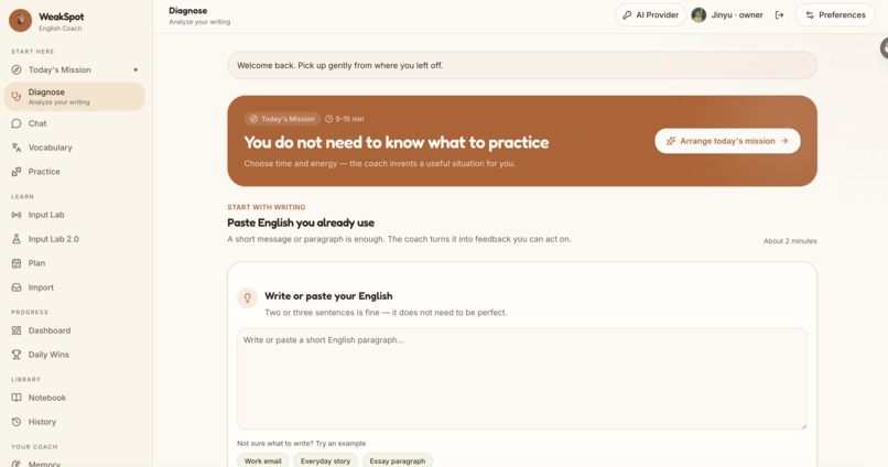 WeakSpot English Coach – screenshot 11