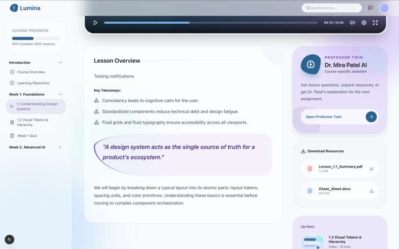 Lumina - AI-Powered LMS – screenshot 4