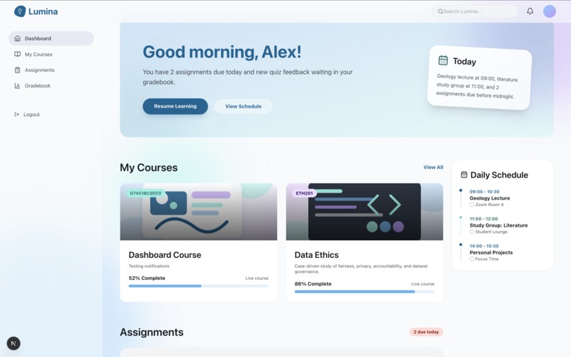 Lumina - AI-Powered LMS – screenshot 6