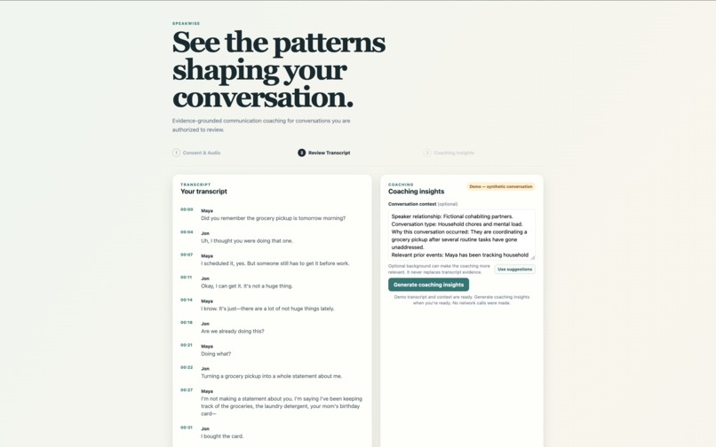 Speakwise – screenshot 2