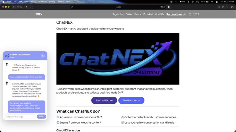 ChatNEX – screenshot 3