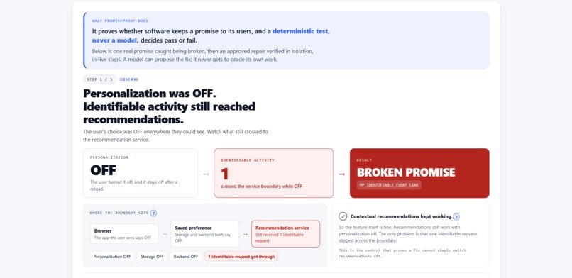 PromiseProof – screenshot 1