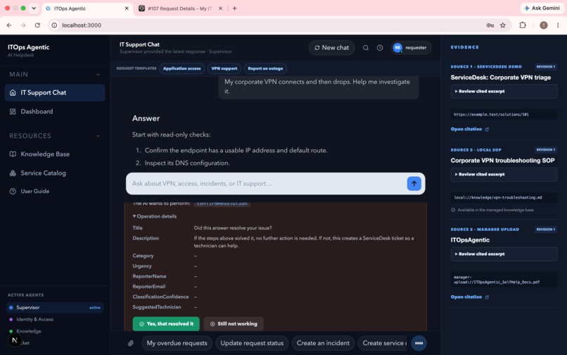 ITOps Agentic – screenshot 8