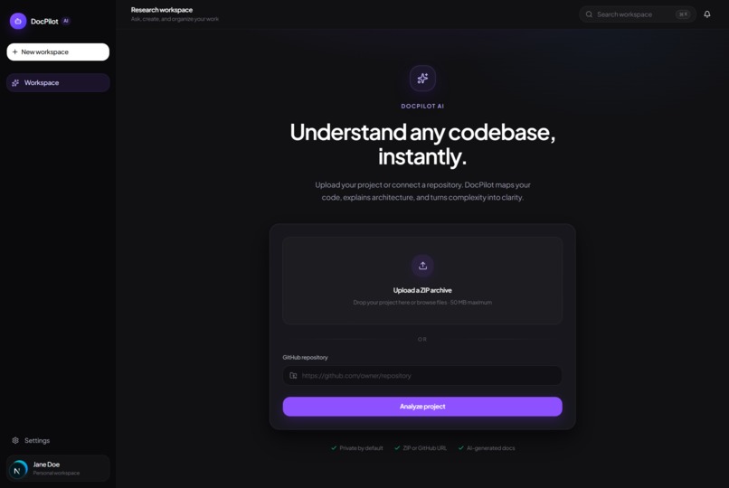 AI Feature Documentation Generator – screenshot 3