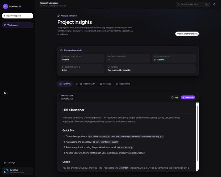 AI Feature Documentation Generator – screenshot 5