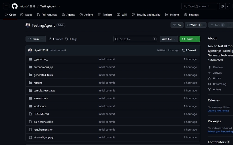 TestingAgent – screenshot 5