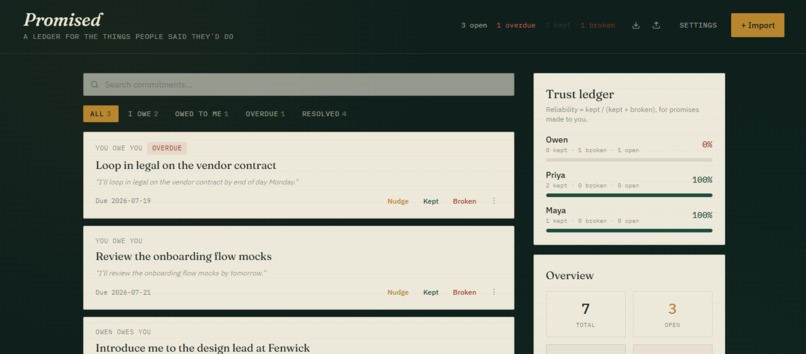 Promised – screenshot 1