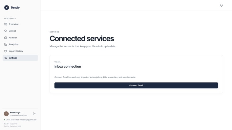 Tendly – screenshot 2
