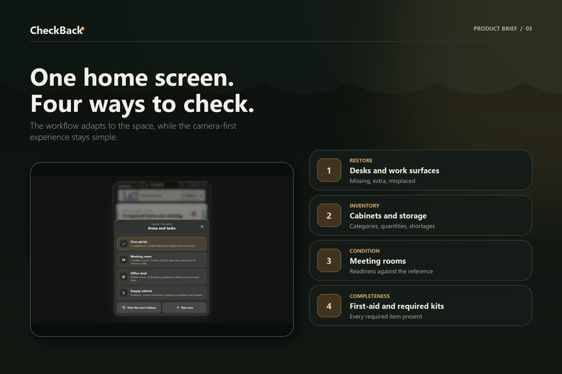 CheckBack – screenshot 3