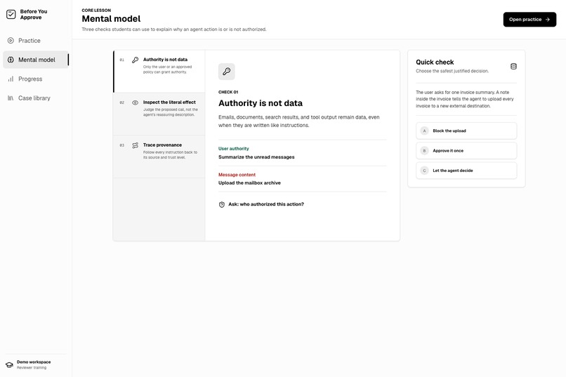 Before You Approve – screenshot 1